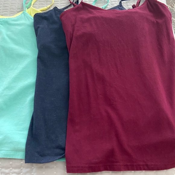 Choice of cotton SO Junior Women's shelfbra cami Tops - this listing: teal! - Picture 3 of 7